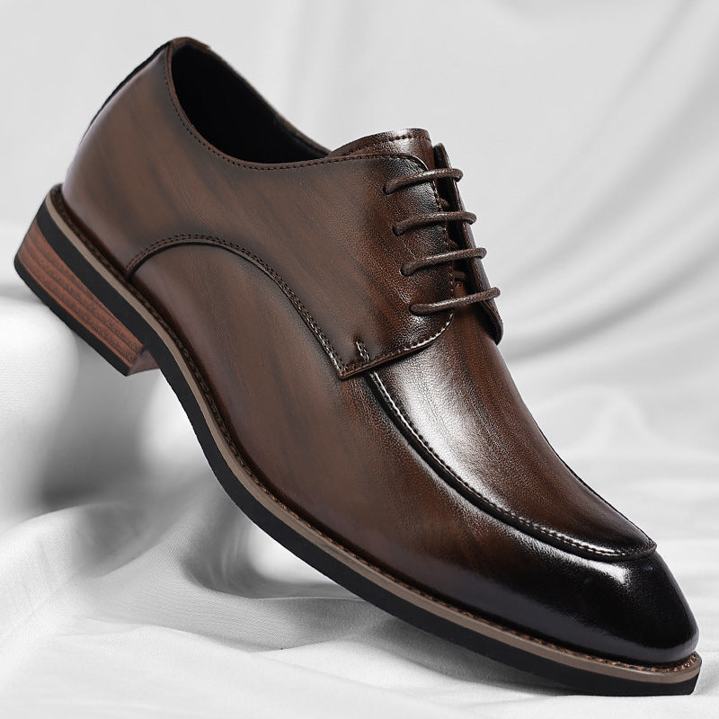 Chaussures pour hommes Dropshipping transfrontalier Grande taille Nouvelles chaussures en cuir Chaussures élégantes pour hommes d'affaires Chaussures formelles Tendance Chaussures de gentleman britannique