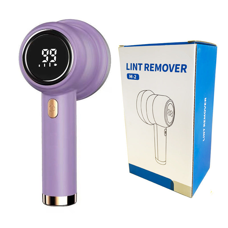 Rasoir à peluches rechargeable USB avec affichage numérique