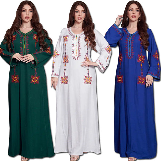 Robe abaya  brodée