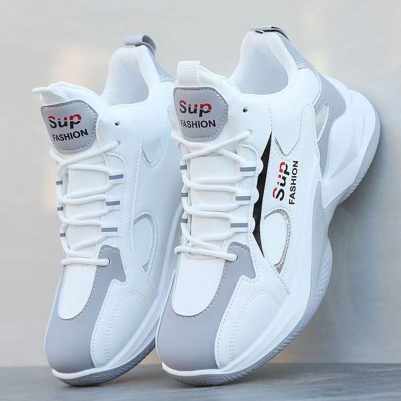 Chaussures de sport décontractées pour hommes, montantes, en maille respirante