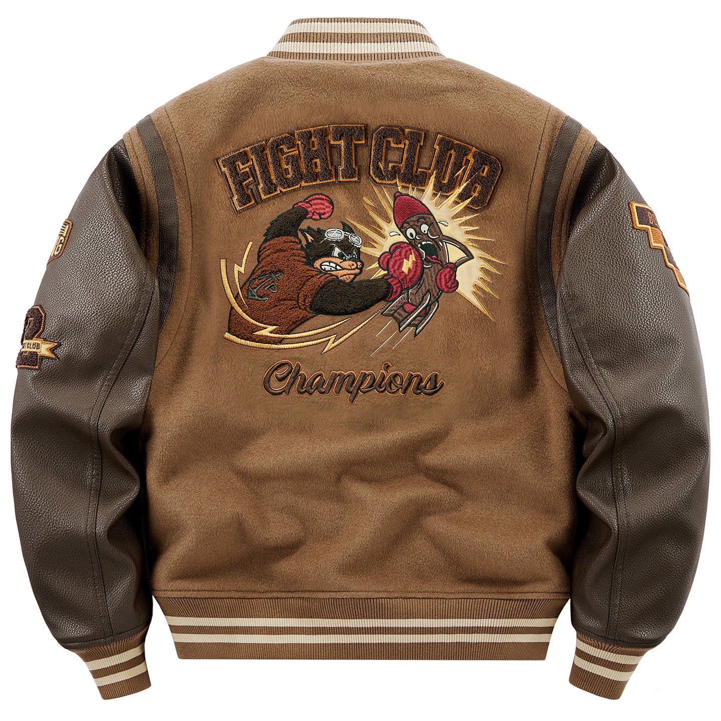 Veste de baseball en laine