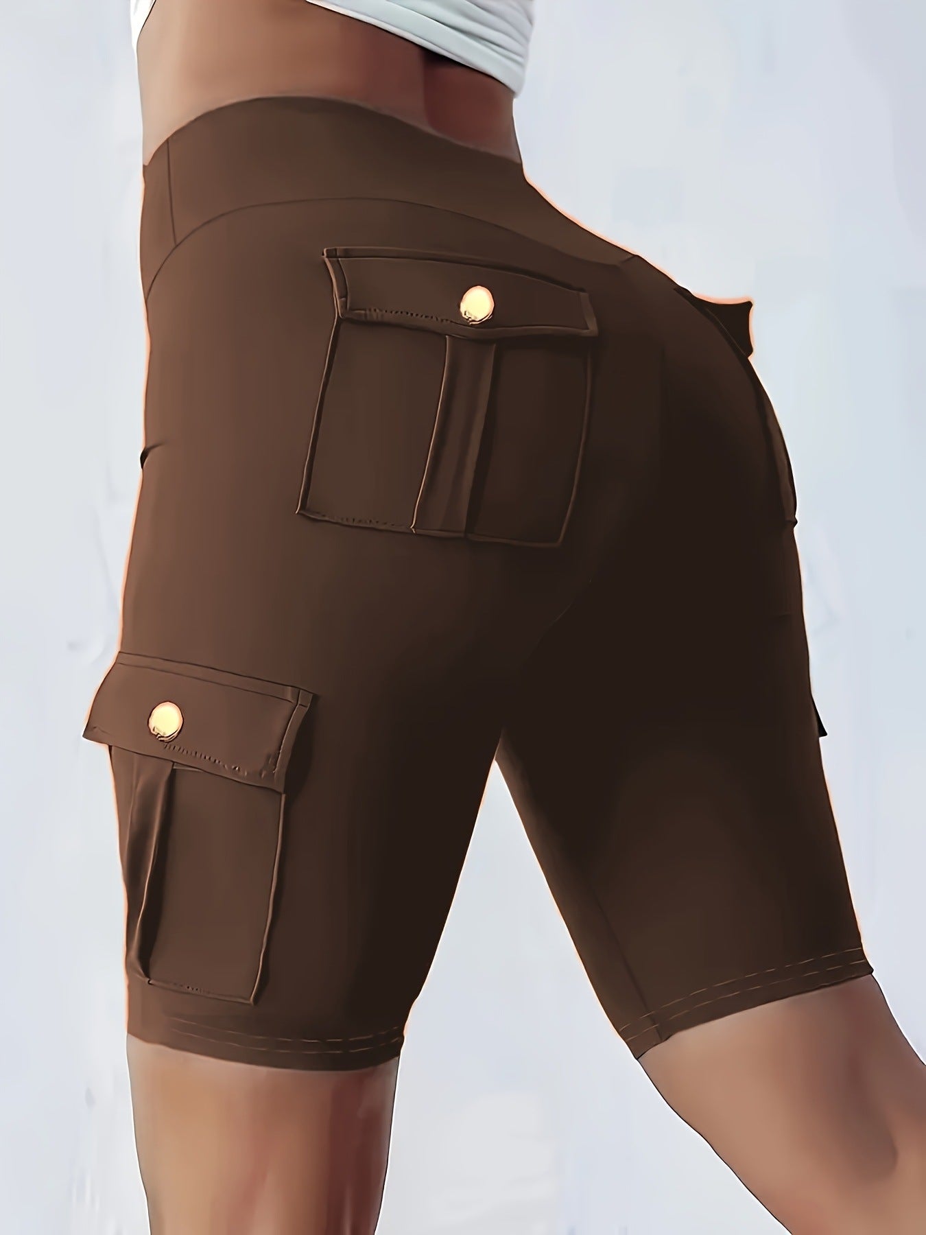 Shorts de yoga cargo extensibles pour femmes