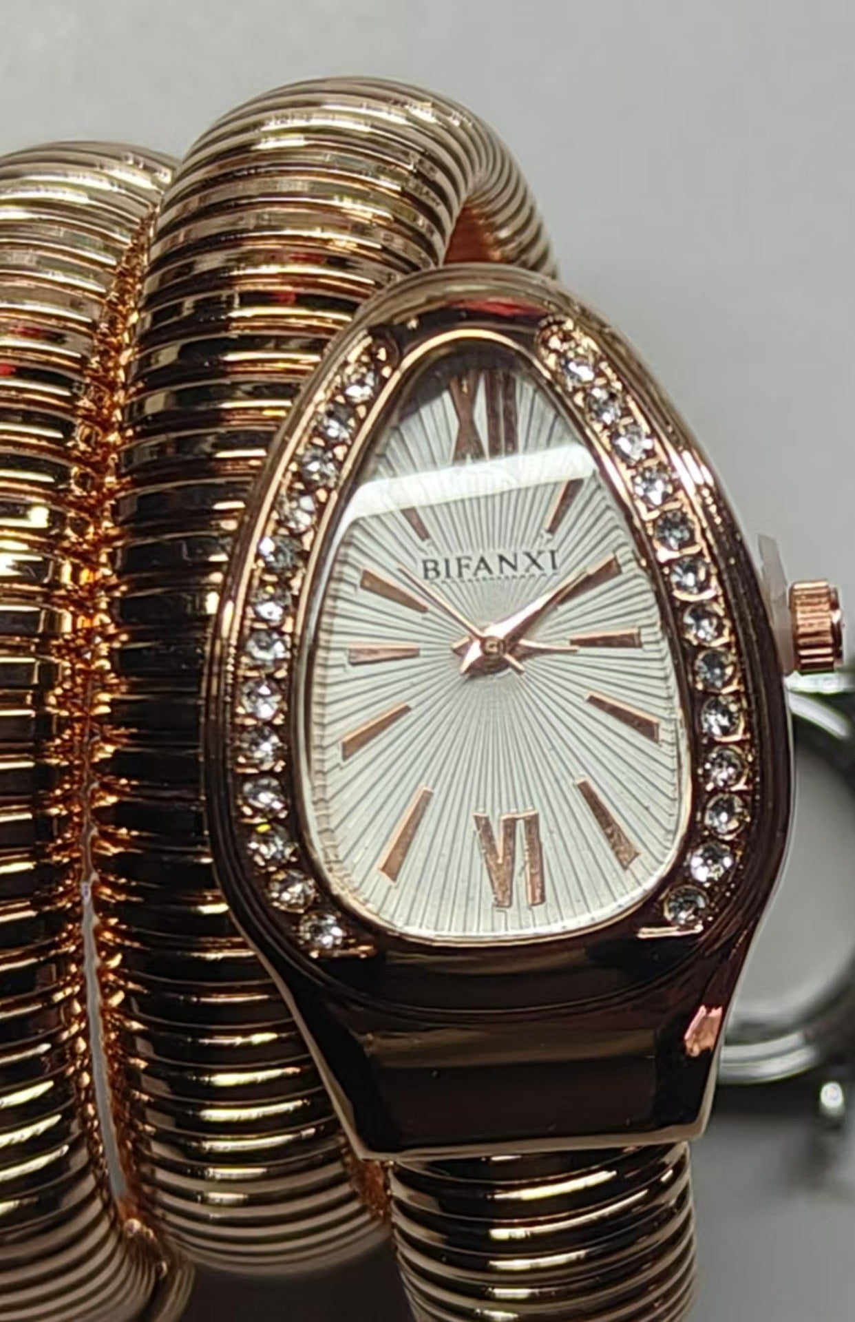 Montre en quartz bracelet serpent à la mode