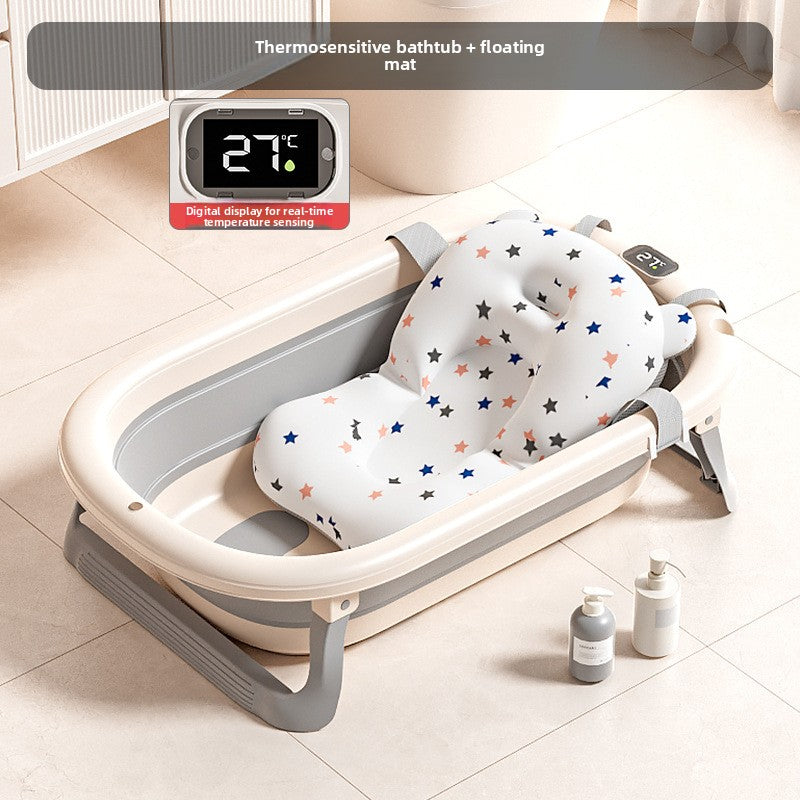 Baignoire pliable pour bébé avec accessoires