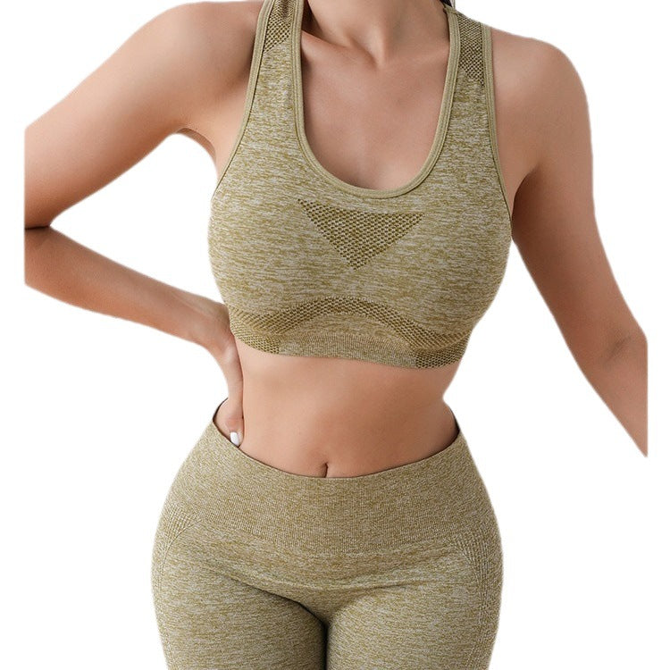 Gilet de yoga de sport hautement élastique et respirant