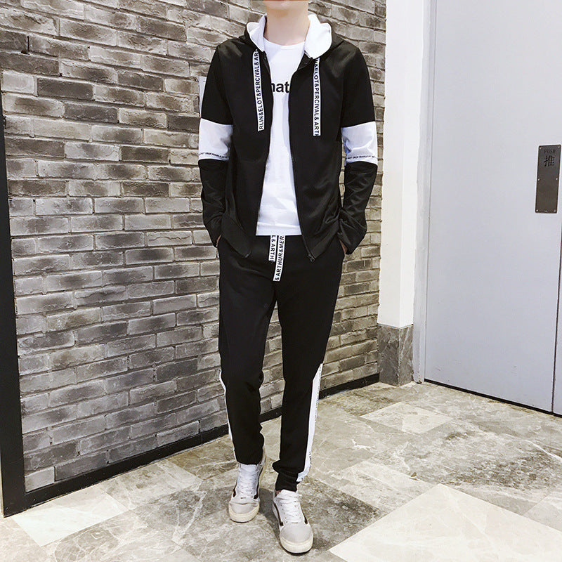 Habit :Ensemble de survêtement à capuche style coréen