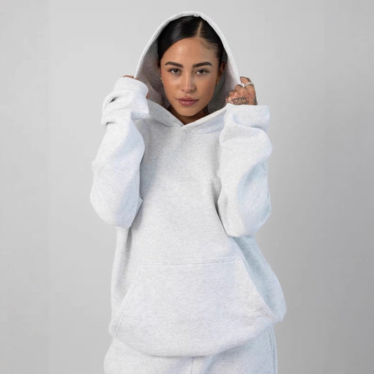 Ensemble sweat à capuche et pantalon doublé en polaire