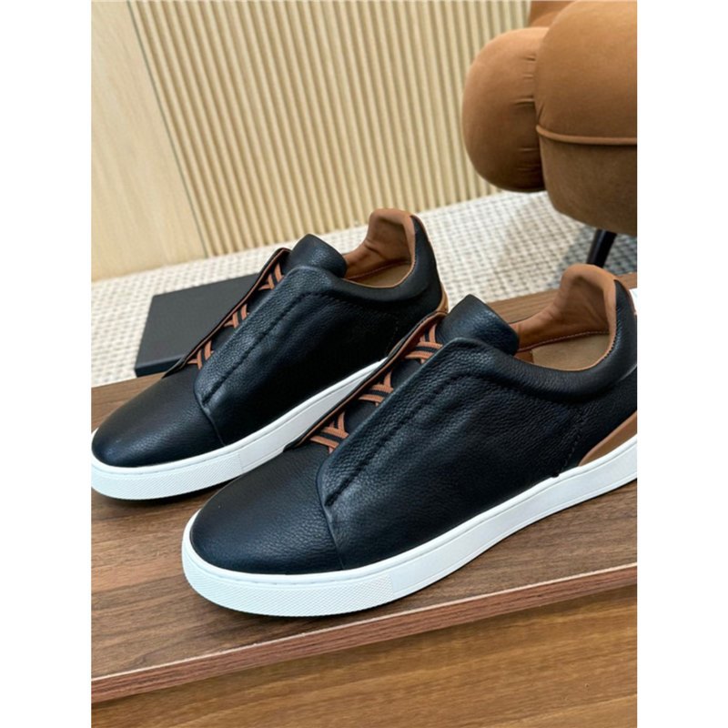 Chaussures décontractées à enfiler pour hommes avec bande élastique