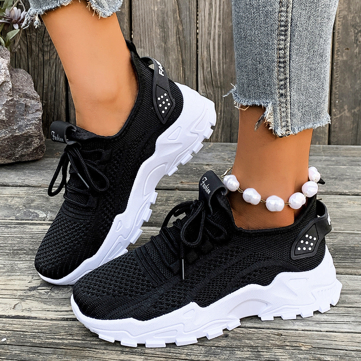 Chaussures de sport en mesh