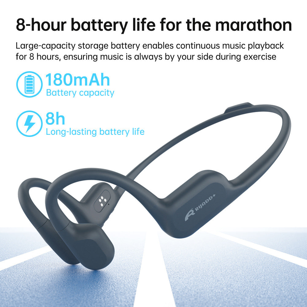 Casque Bluetooth à conduction osseuse pour le sport et la natation