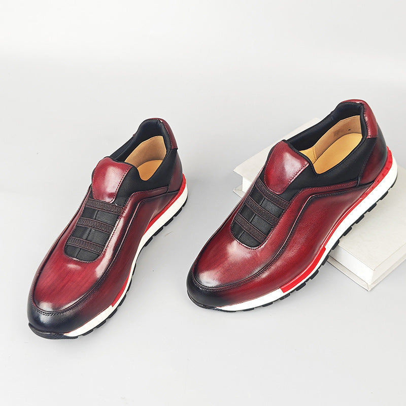 Chaussures en cuir décontractées pour hommes