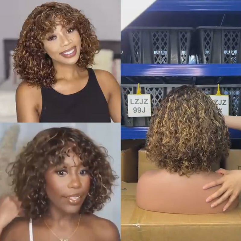 Perruque en cheveux humains