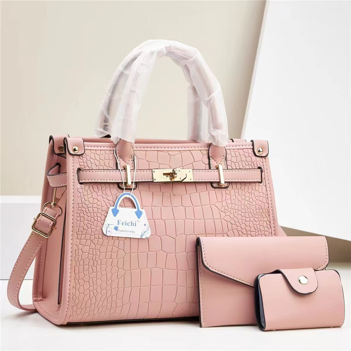 Sac à main trois pièces Macaron