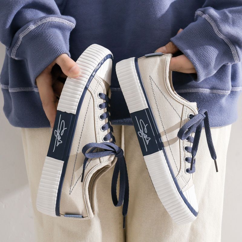 Chaussures décontractées basses en toile