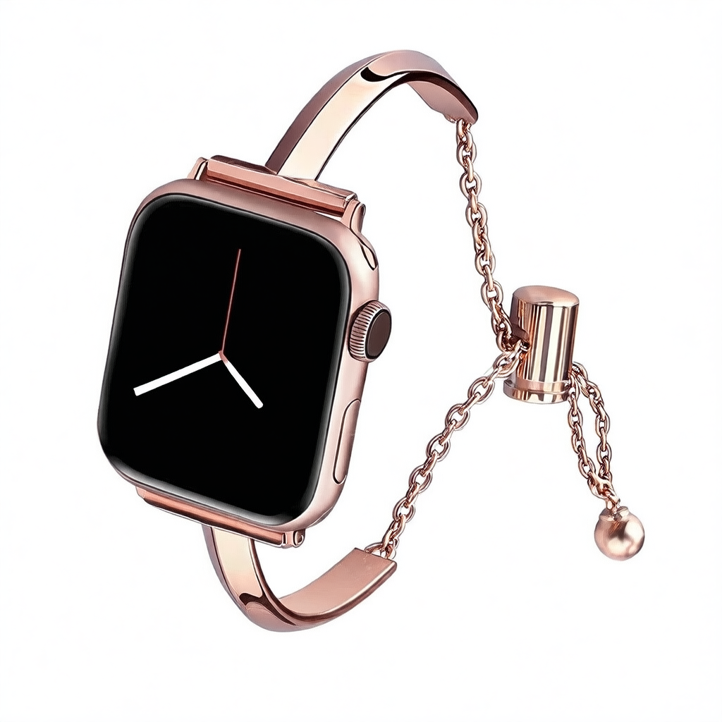 Applicable à l'Apple Watch avec le petit bracelet floral de style en T