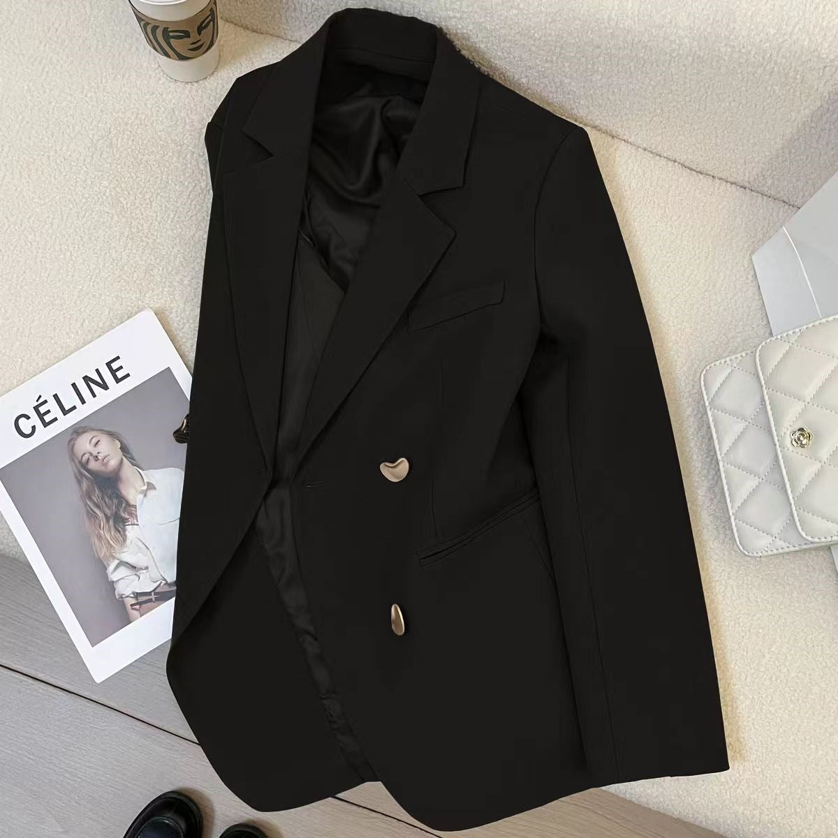 Veste de costume décontractée pour femmes