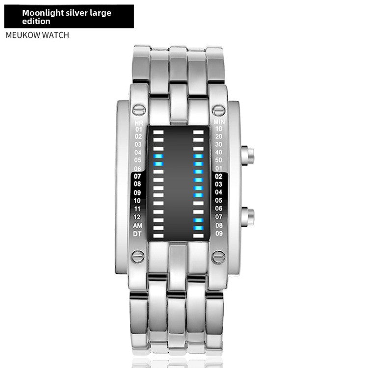Montre-bracelet numérique à double affichage