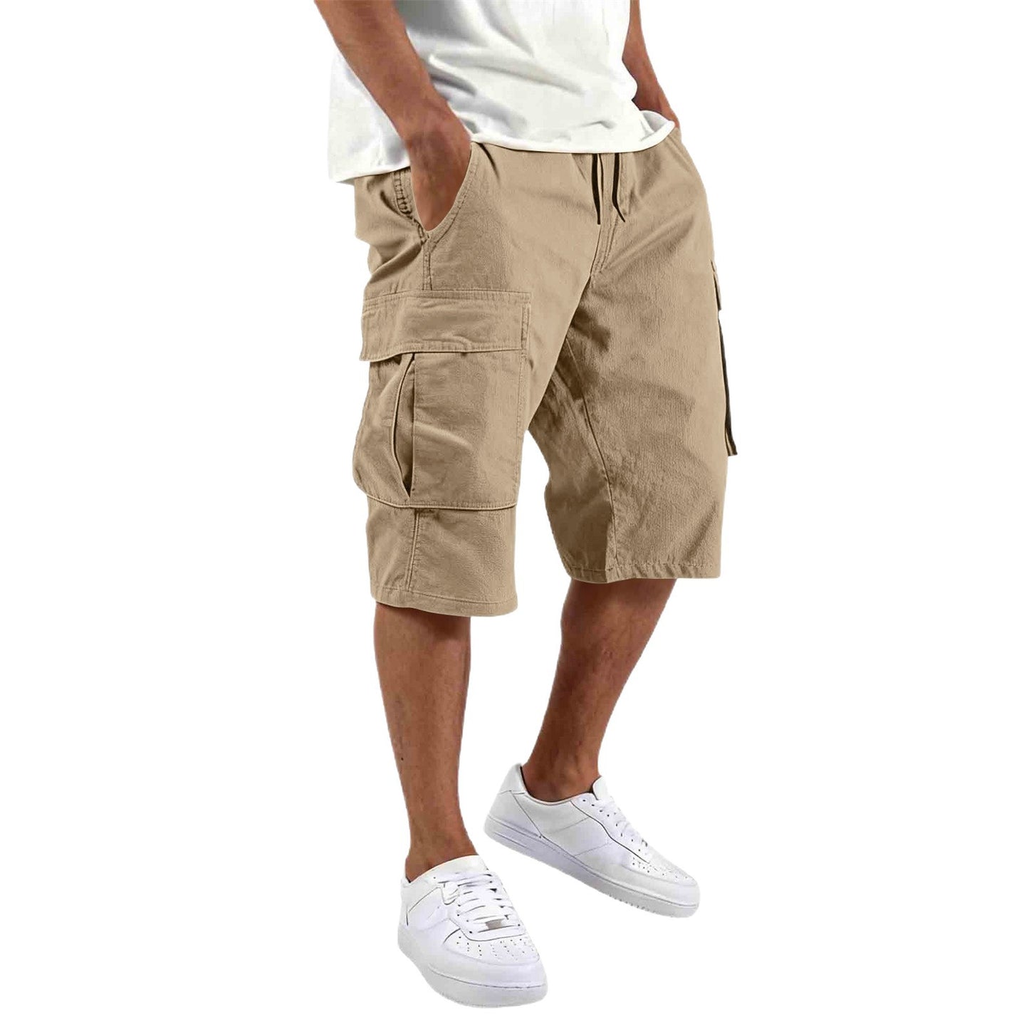 Shorts Cargo pour Hommes Sport Décontracté Multi Poches