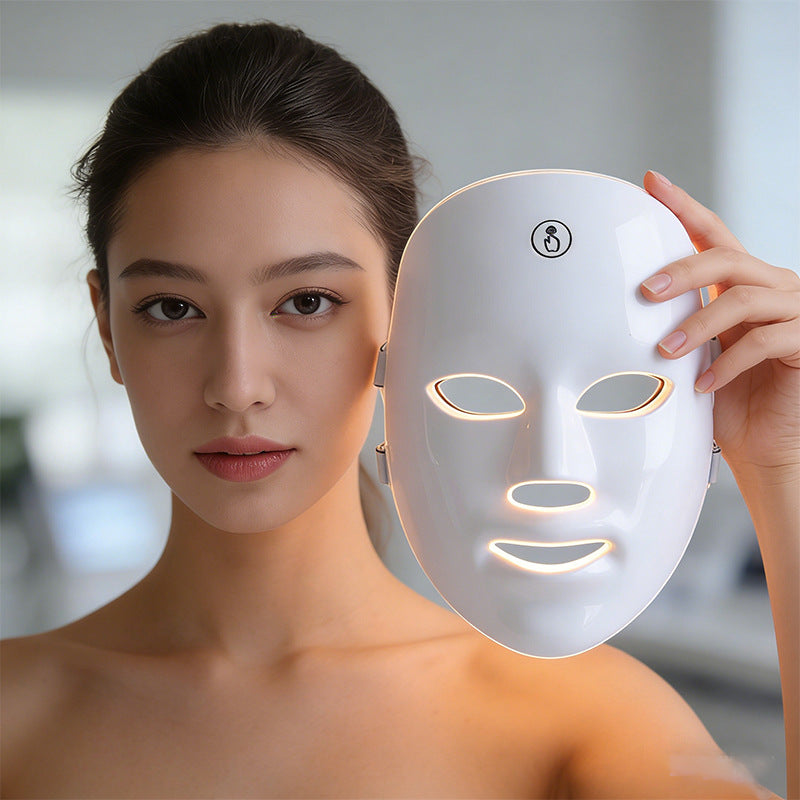 Masque facial de luminothérapie LED avec soin multi-longueurs d'onde