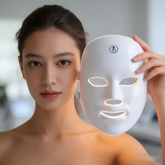 Masque facial de luminothérapie LED avec soin multi-longueurs d'onde