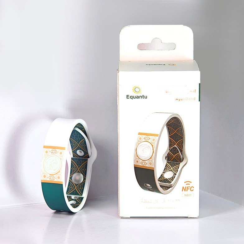 Bracelet audio NFC intelligent avec lecture tactile
