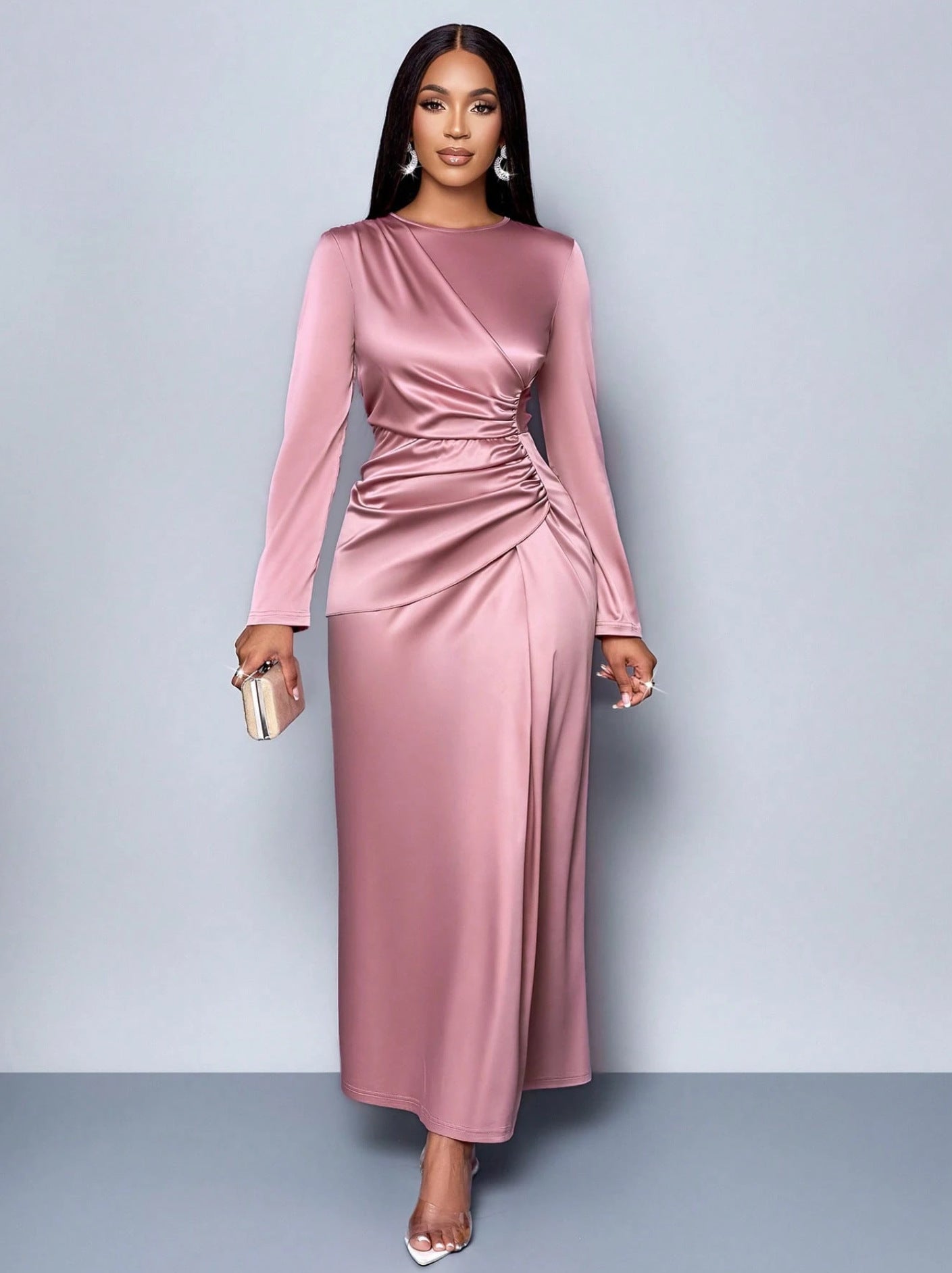 Robe en satin