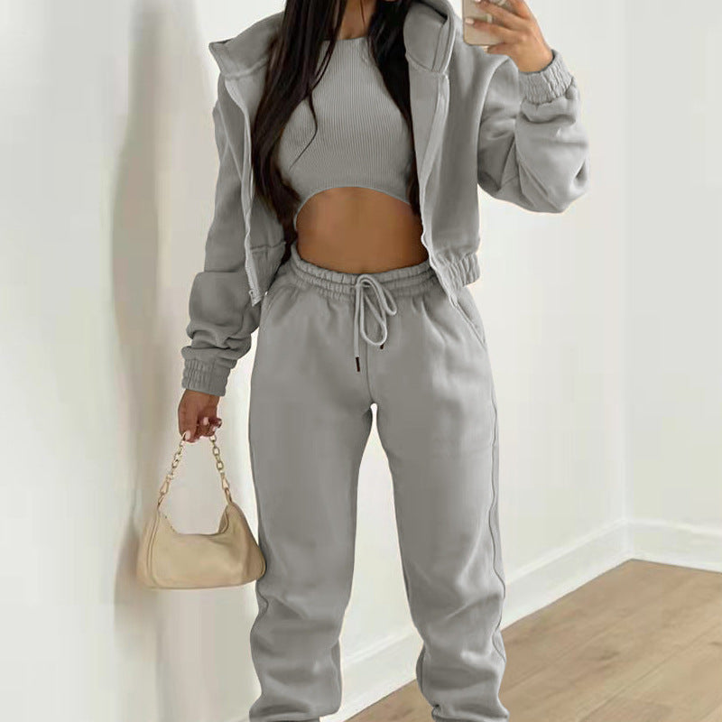 Sweat à capuche et pantalon décontractés pour femmes