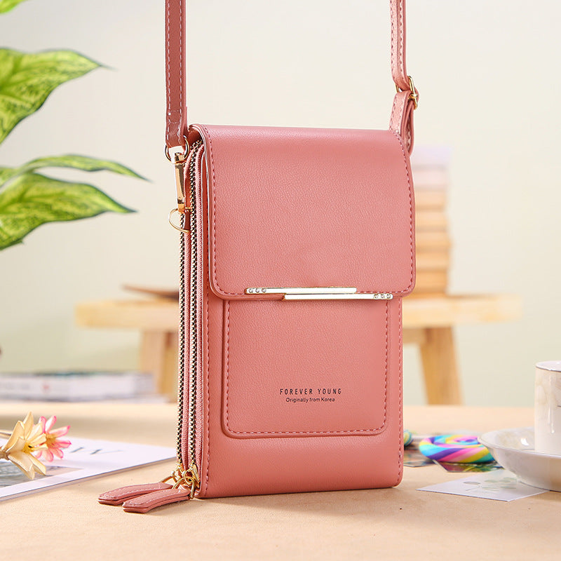 Sac bandoulière tactile pour téléphone