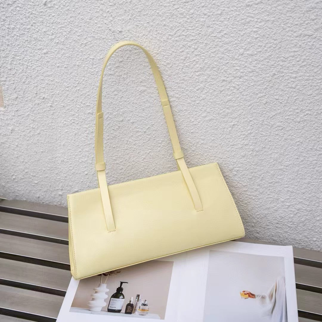 Sac bandoulière en cuir véritable style français