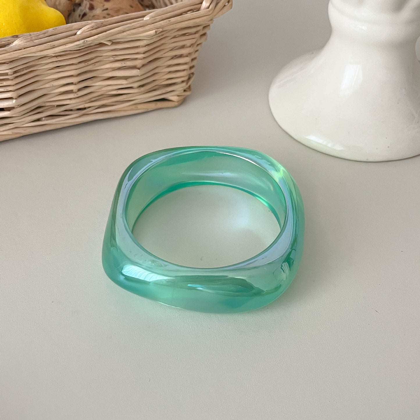 Bracelets en acrylique transparent
