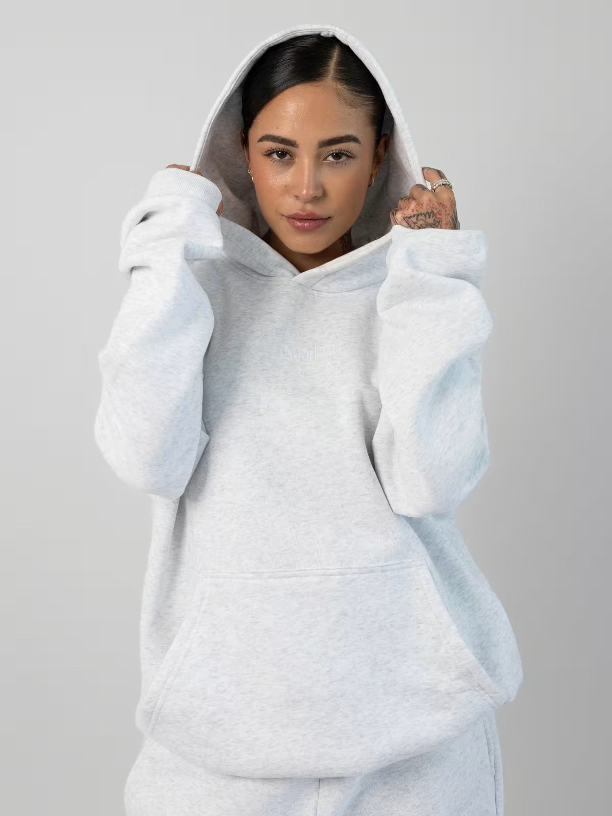 Ensemble sweat à capuche et pantalon doublé en polaire