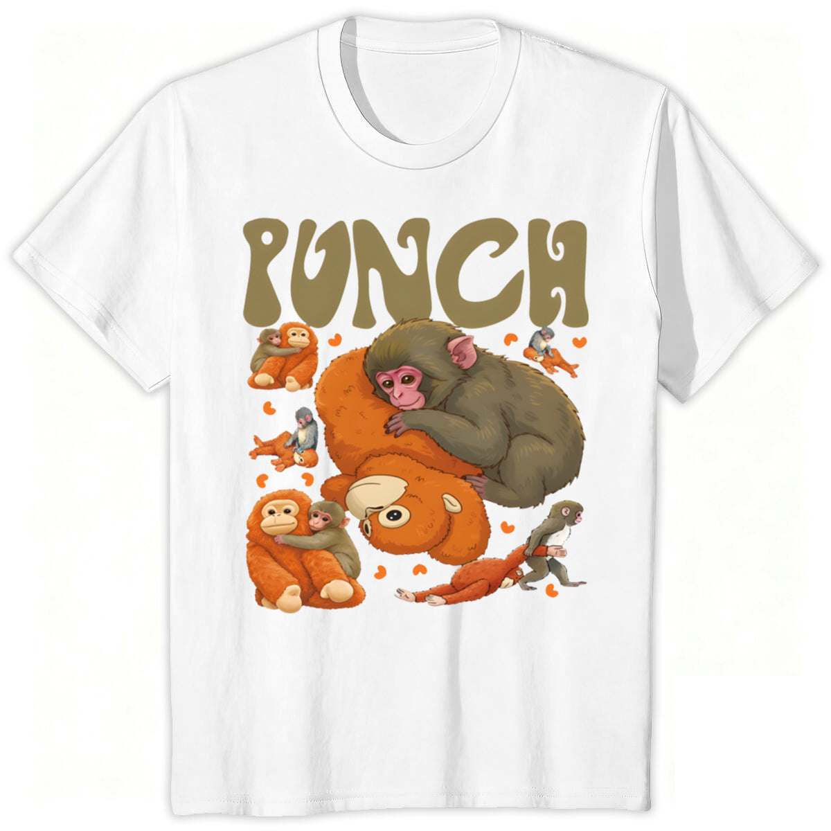 T-shirt à motif graphique Punch Monkey
