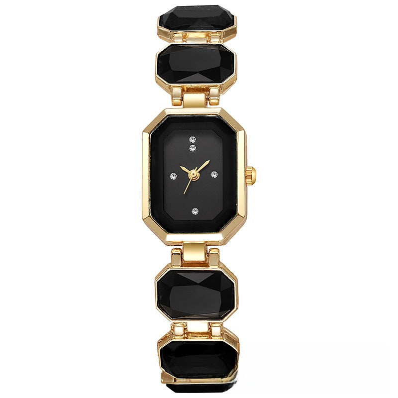 Montre carrée en quartz cristal
