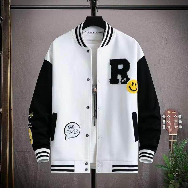 Veste de baseball style américain pour hommes