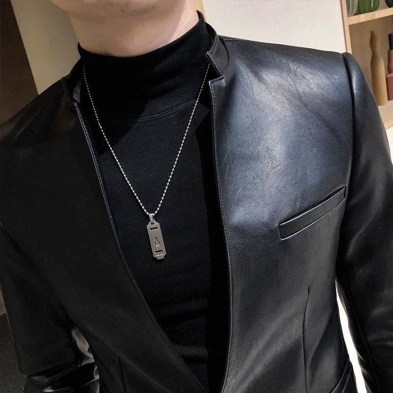 Veste à col montant pour homme