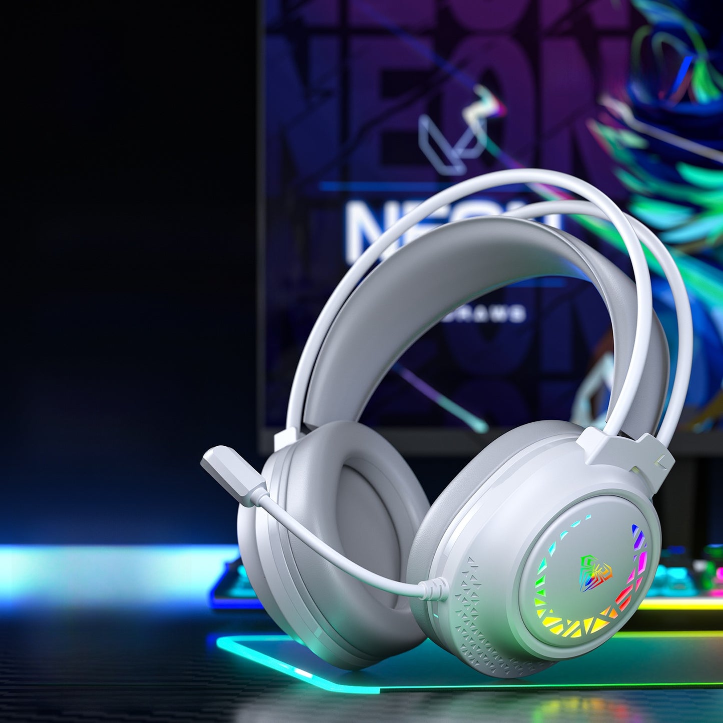 Casque de jeu filaire avec réduction de bruit