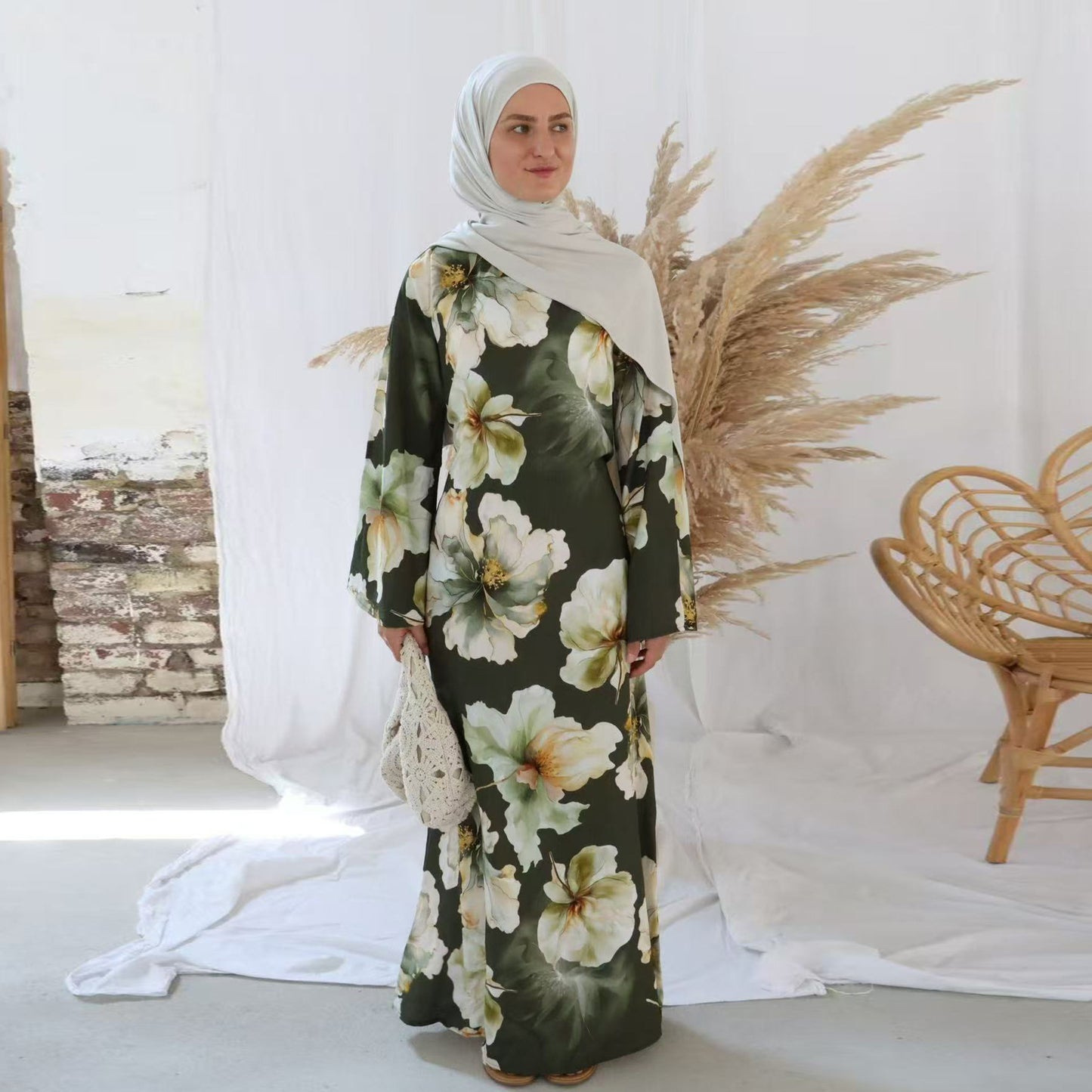 Robe imprimée grande taille
