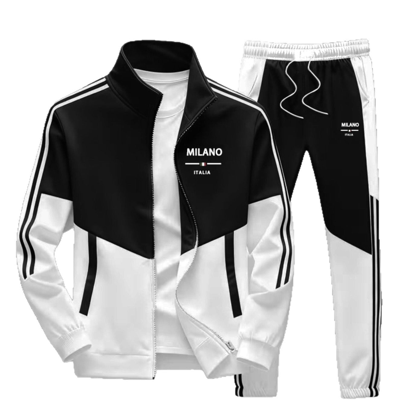 Ensemble veste zippée et pantalon pour hommes