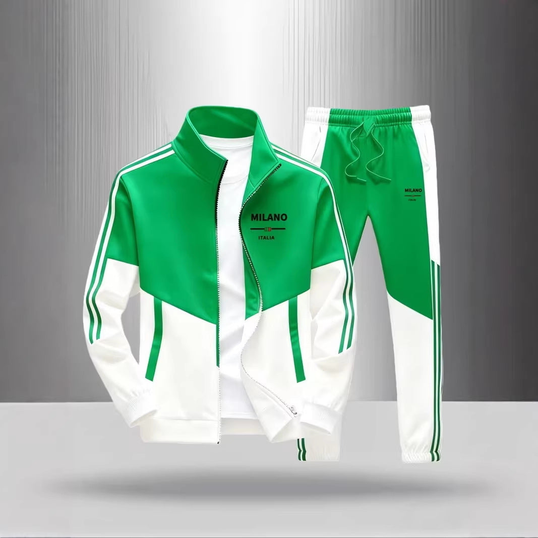 Ensemble veste zippée et pantalon pour hommes