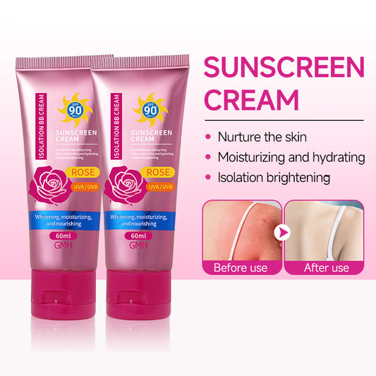 Crème BB solaire multi-effets à la rose