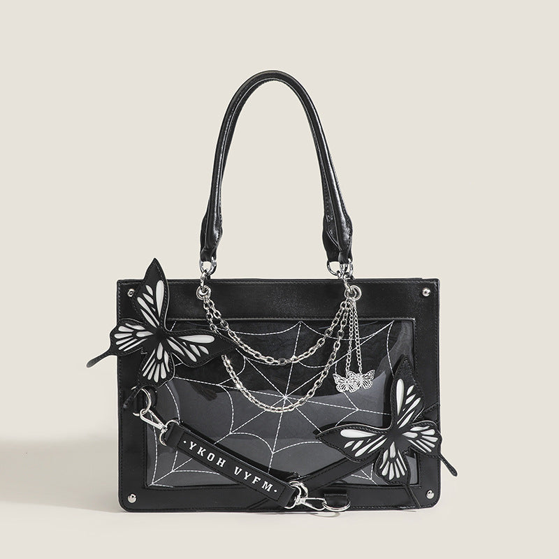 Sac fourre-tout labyrinthe de papillons gothique