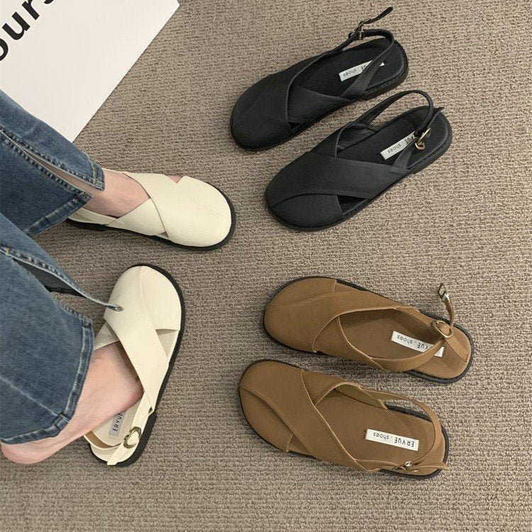 Sandales Baotou tricolores