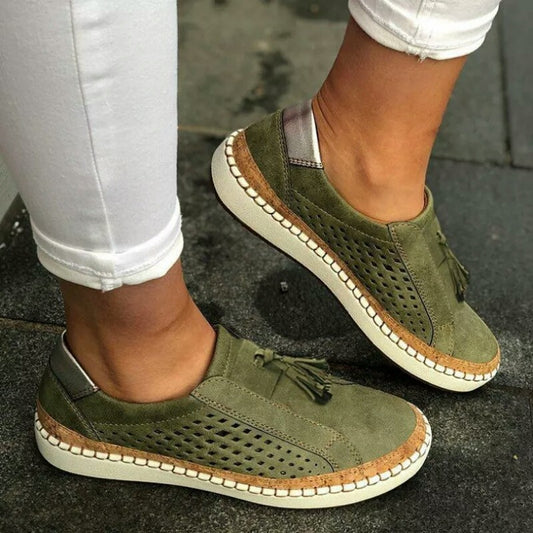 Chaussures :Baskets décontractées pour femmes avec pompons