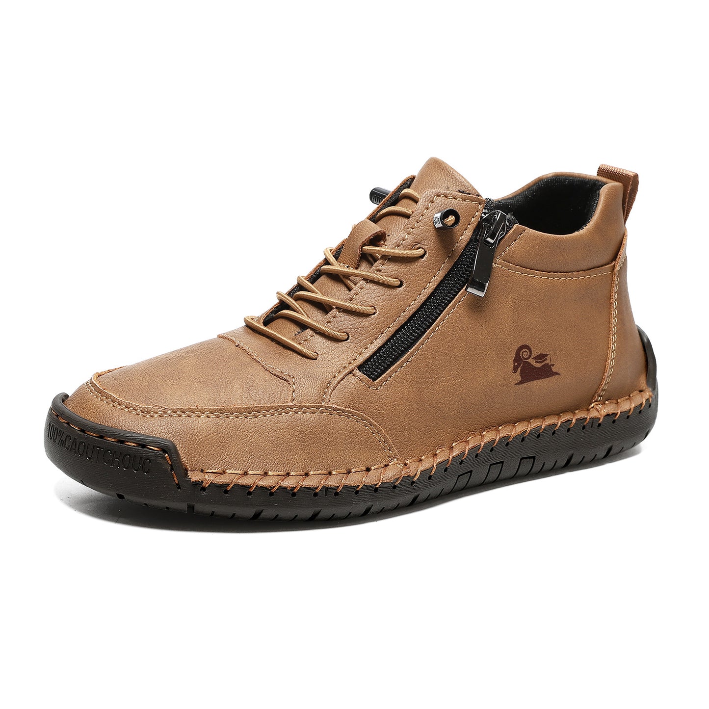 Chaussures plates à semelle souple cousues main