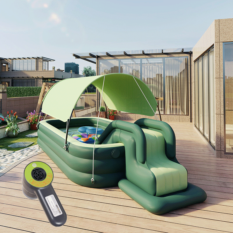 Piscine gonflable pour enfants avec parasol