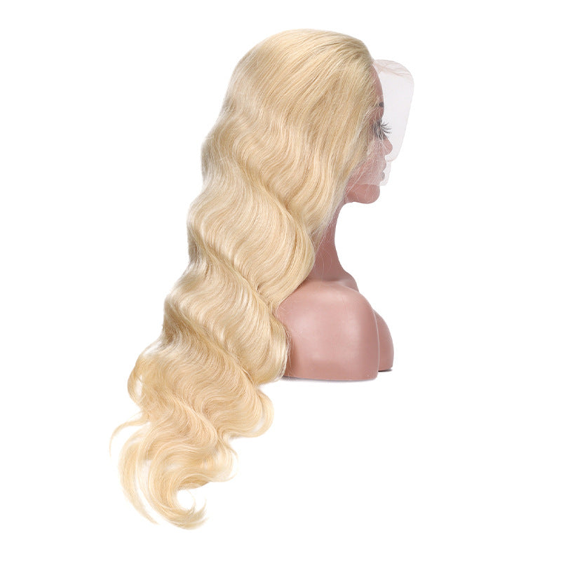 Perruque ondulée en cheveux humains