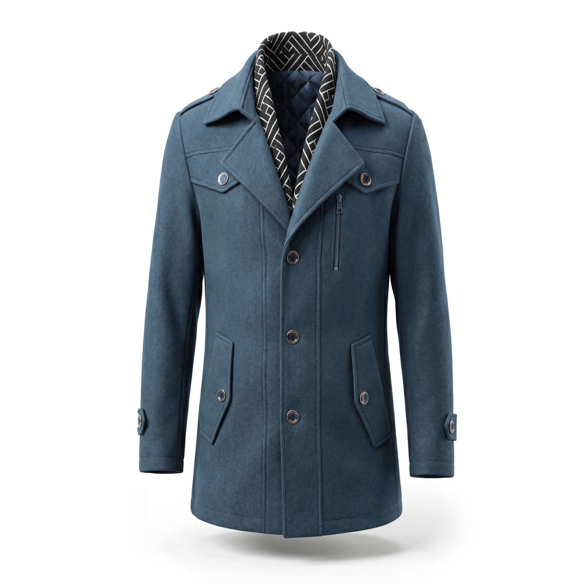 Manteau en laine pour homme