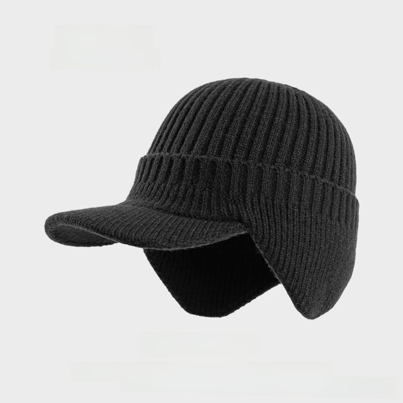 Casquette de baseball en laine doublée polaire