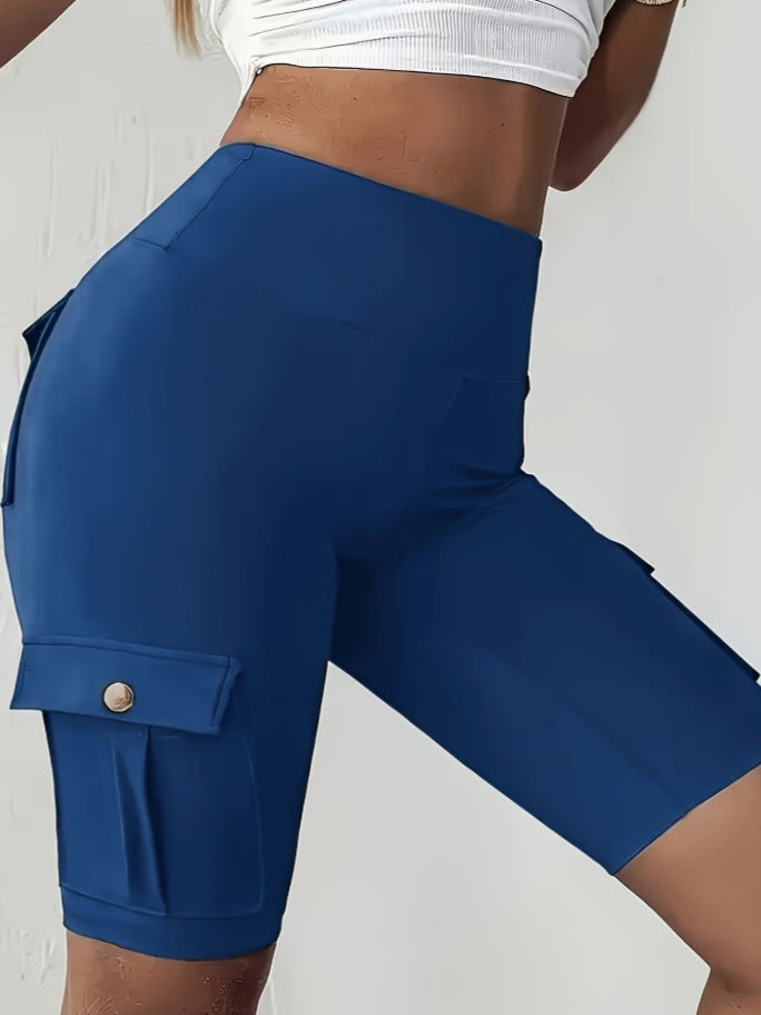 Shorts de yoga cargo extensibles pour femmes