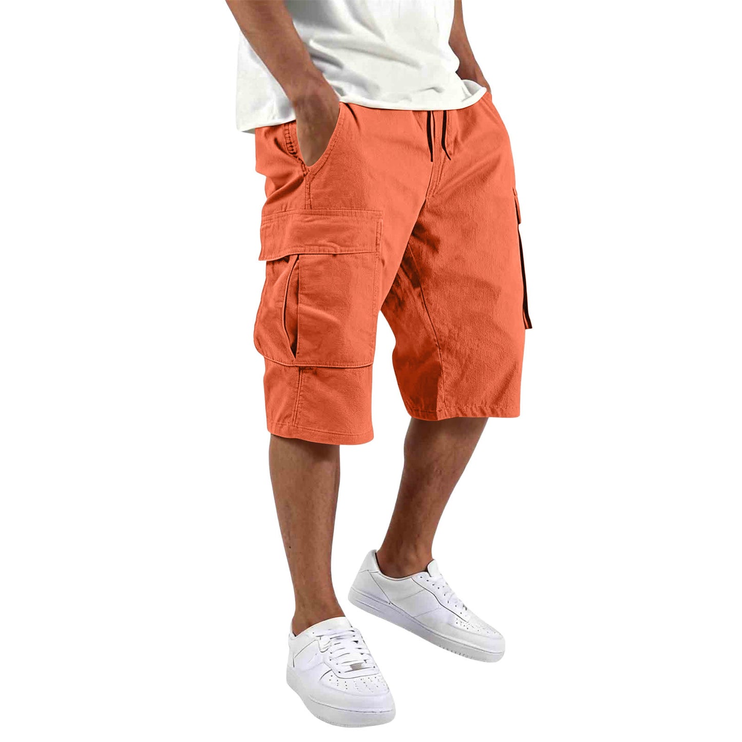 Shorts Cargo pour Hommes Sport Décontracté Multi Poches